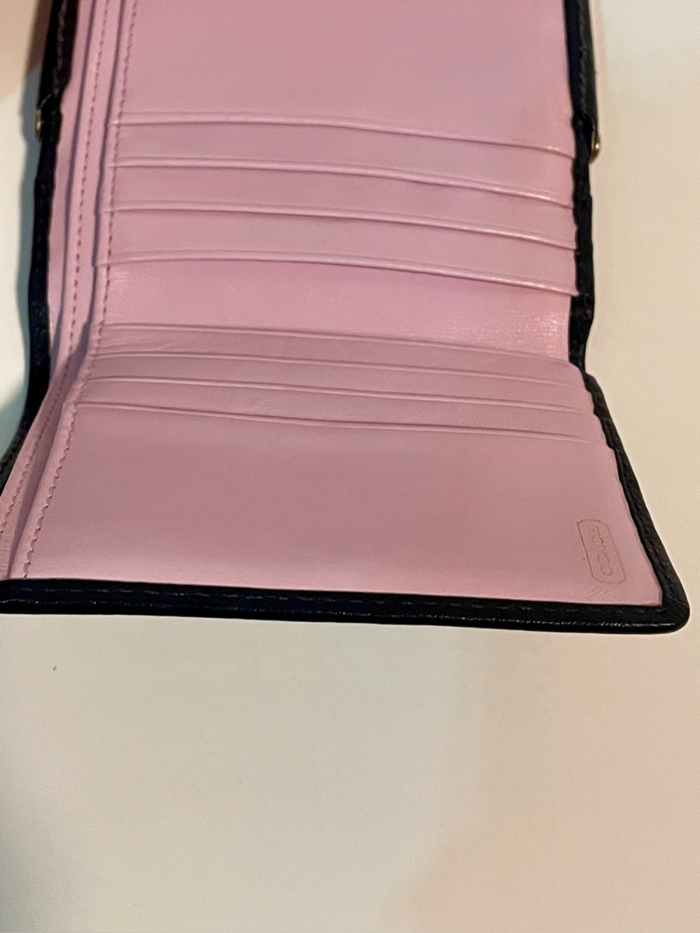 Coach Gigi black Leather Kisslock Wallet - Picture 4 of 6